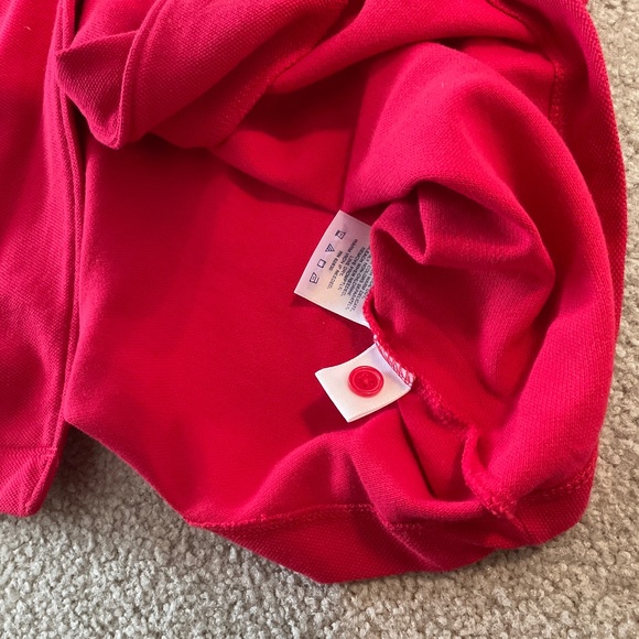 Size M, bust 36” inches, lands end button down red dress, new condition - Picture 6 of 6